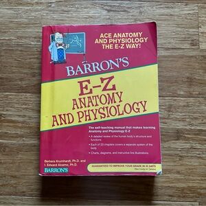 BARRON’S e-z anatomy and physiology book